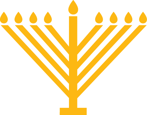 Icon / Button / Widget, A Web & Mobile Design Project - Chabad Menorah (471x368)