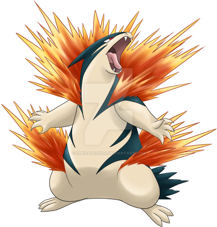 Mega Typhlosion Fan Art (800x800)