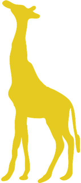 Giraffes Silhouettes - Giraffe Shape (320x640)