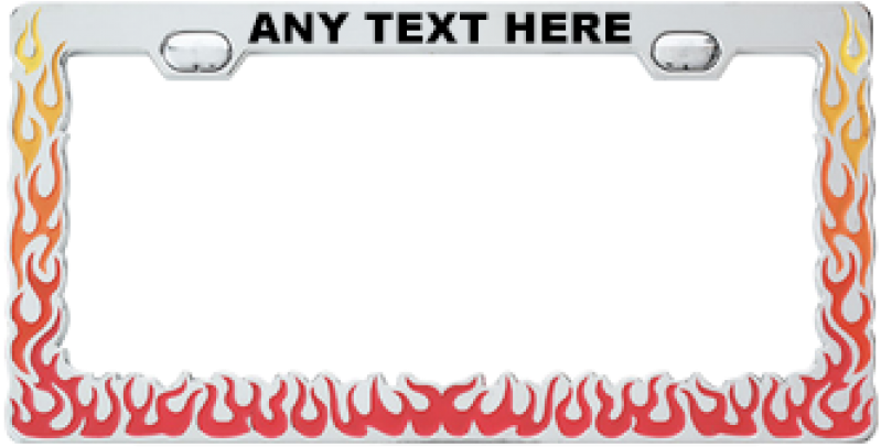 Custom License Plate Frames Personalized Frame - Chrome Plating (800x800)