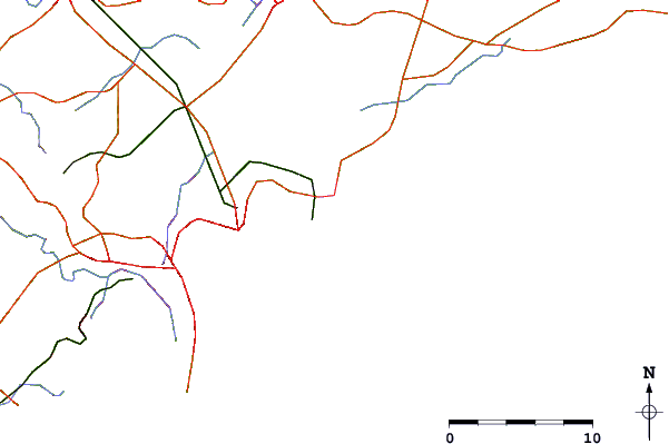 Roads And Rivers Around Stockton Beach - Plot (601x399)