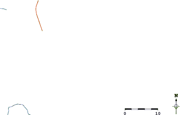 Roads And Rivers Around First Beach - Drawing (601x398)