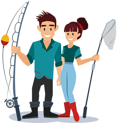 About Our Crew - Cartoon (419x413)