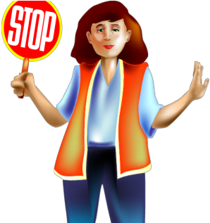 Crossing Guard - Cartoon (352x352)