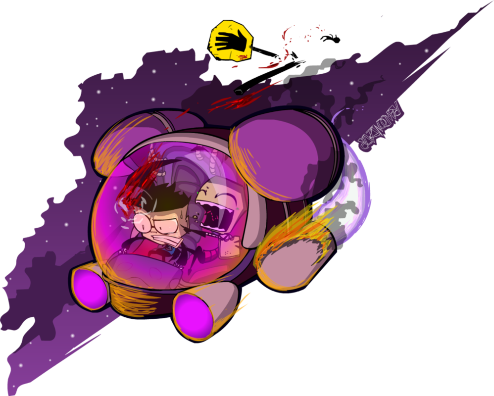 Learner Driver By Randomspacecactus - Invader Zim (998x800)