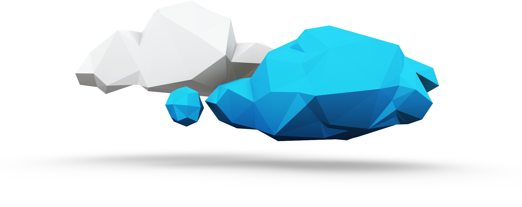 Clouds - Origami (2048x813)