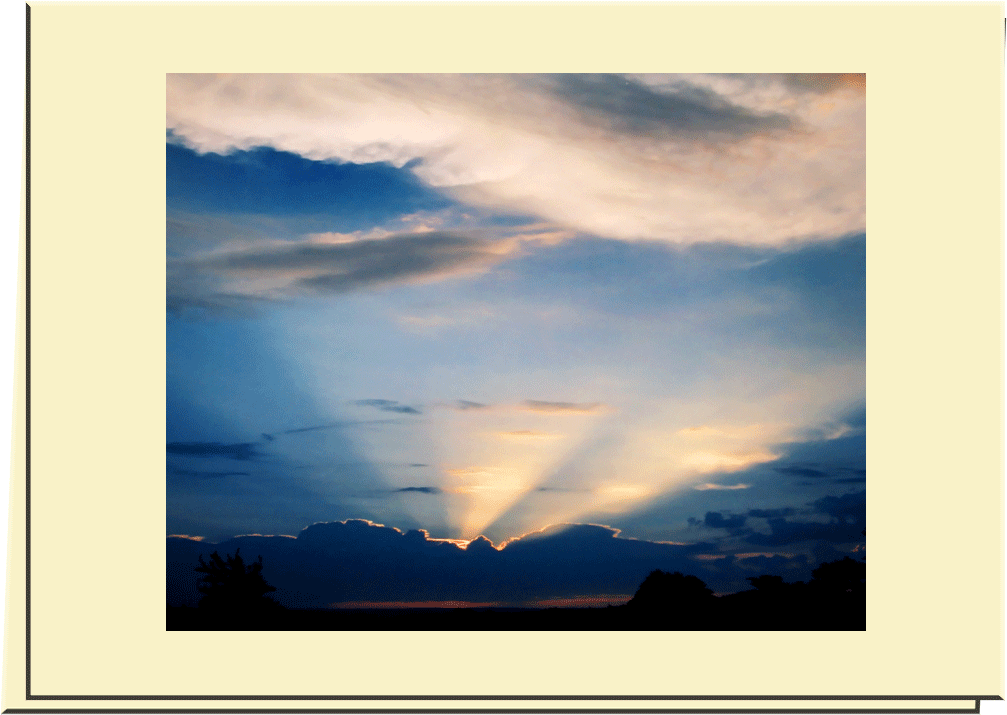 Dawn Breaks Behind A Cloud - Painting (1120x840)