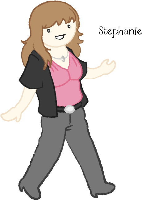 Stephanie - Cartoon (506x693)