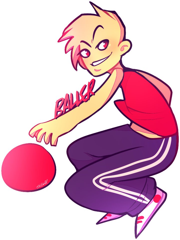 Baller2 - Cartoon (864x1057)