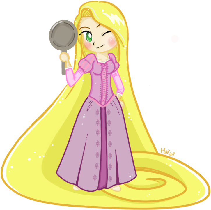 Rapunzel - Rapunzel As A Cartoon (900x900)