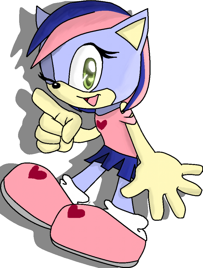 Passion The Hedgehog - Cartoon (775x1024)