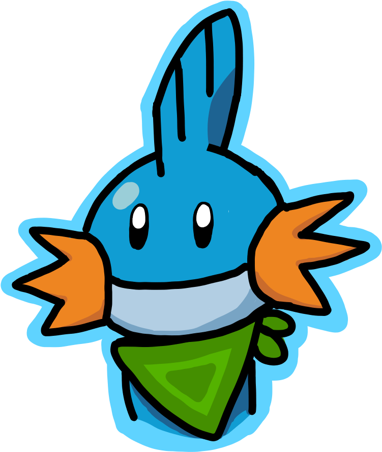 Mudkip - Cartoon (794x926)