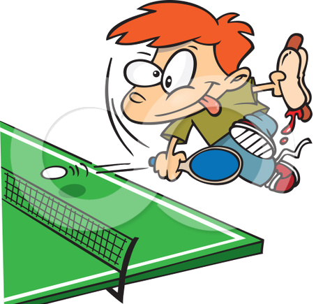 Tac - - Ping Pong Cartoon (453x435)