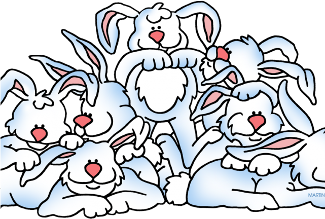 Rabbits Clipart - Cartoon (640x480)