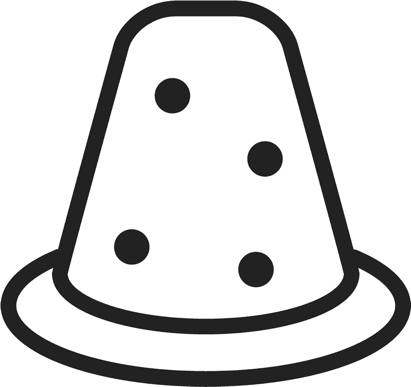 Thimble Outline Rubber Stamp - Thimble (800x800)