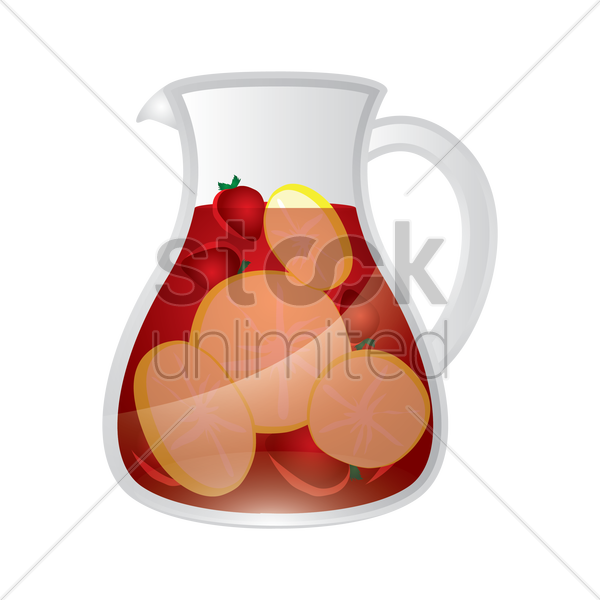 Sangria Vector Image - Sangria (600x600)