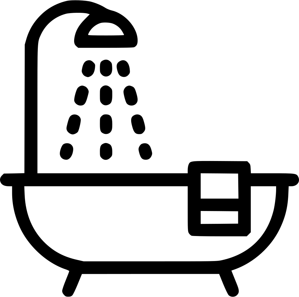 Bathtub Shower Comments - Bath Icon Transparent (980x974)