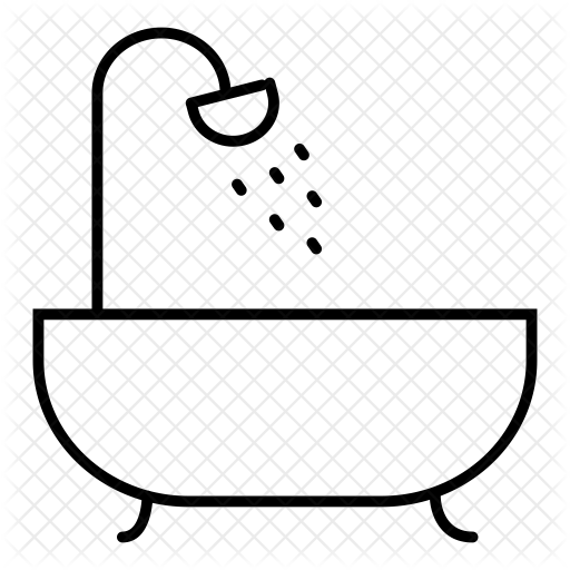Shower Icon - Bathtub (512x512)
