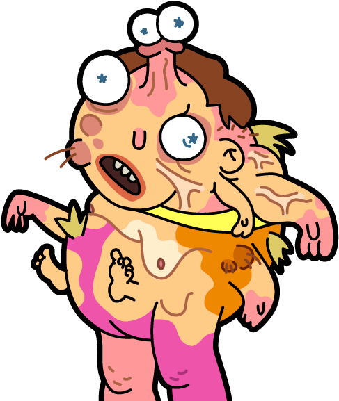 Froopy Shloop Morty - Pocket Mortys Froopy Shloop Morty (501x650)
