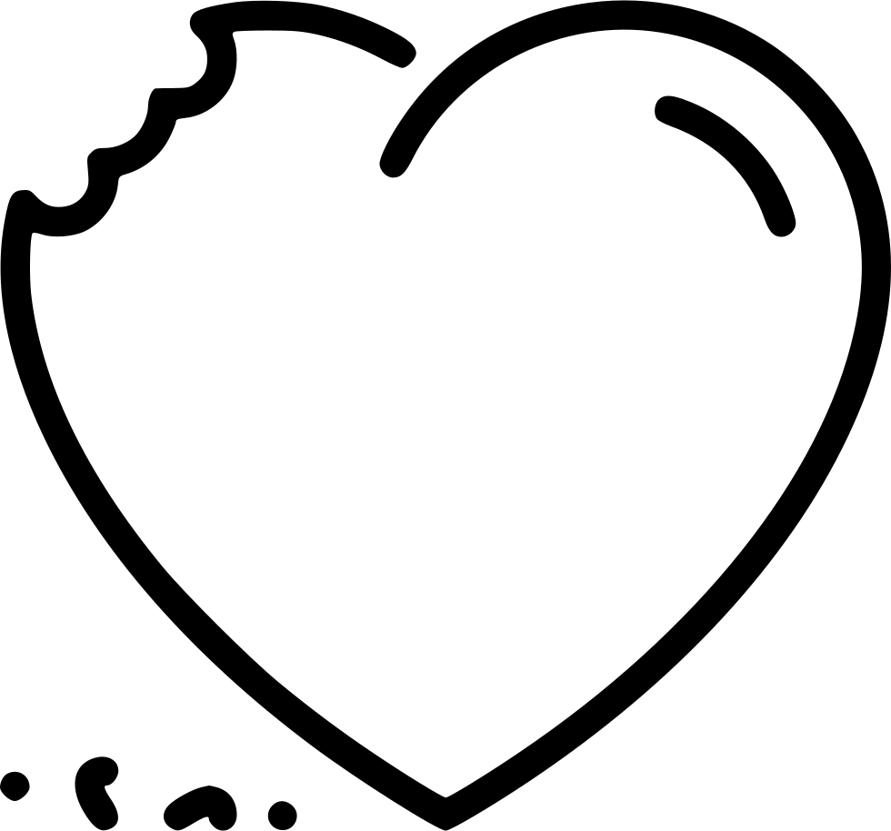 Heart Bite Comments - Heart (980x914)