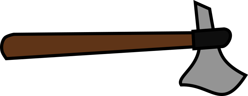 Medium Image - Hatchet Clipart (2400x934)
