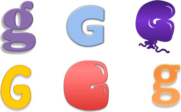 Bubble Letter H - Letter (600x370)