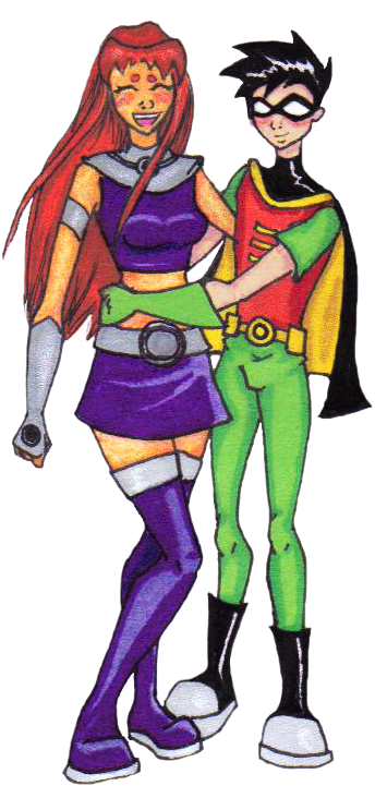 Robin - Cartoon (386x752)