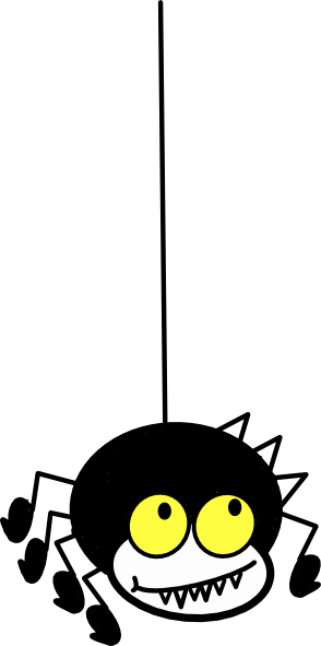 Spider Web Clip Art (294x591)