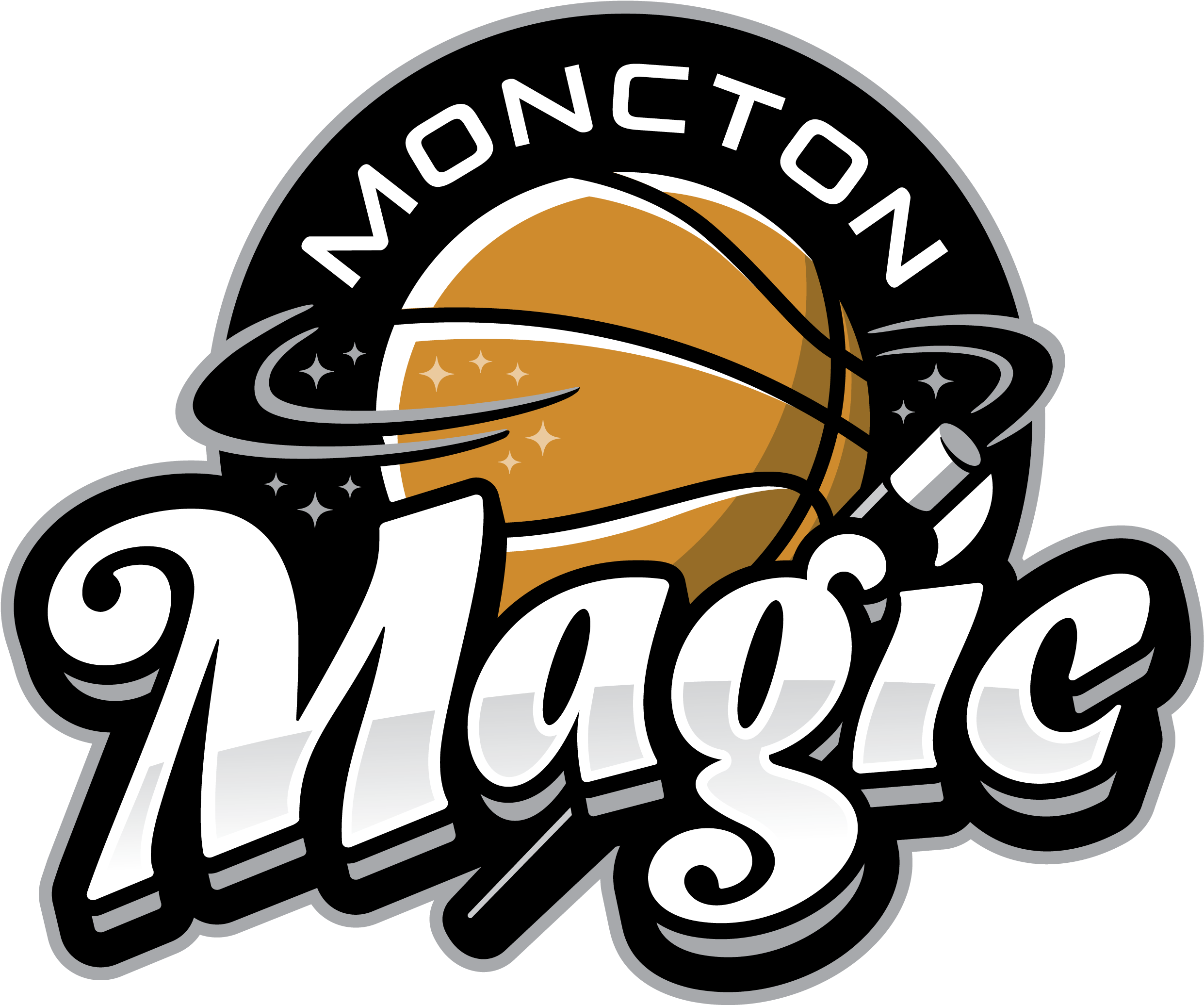 Magic - Moncton Magic Basketball Logo (2518x2162)