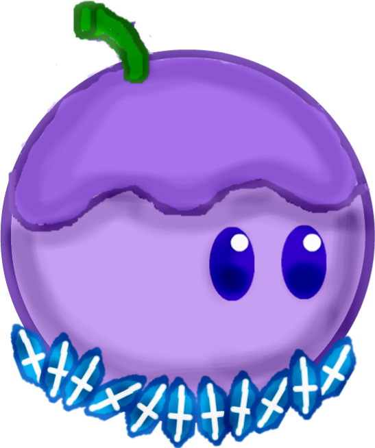 Snow-grape Hd - Cartoon (547x654)