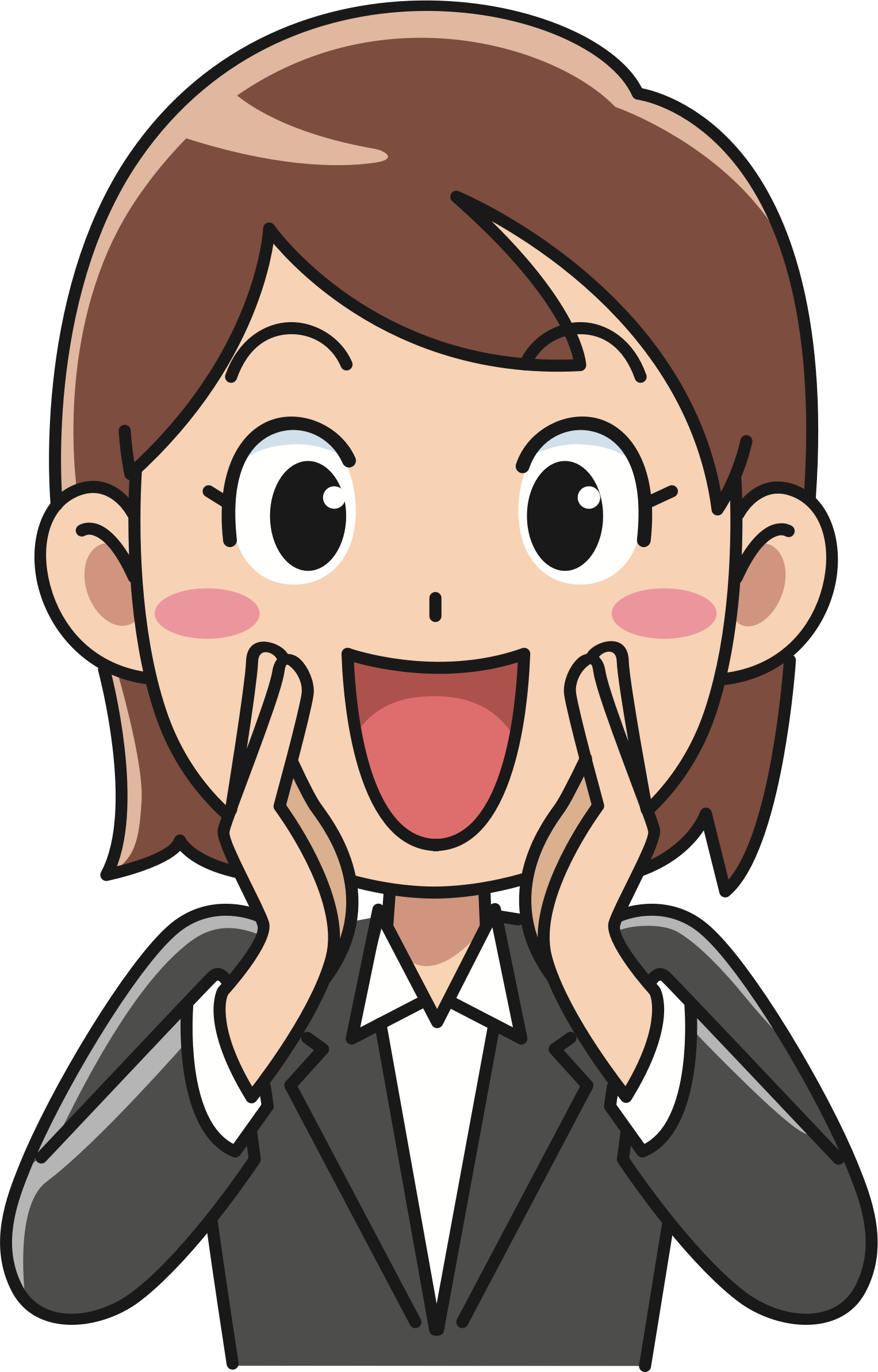 Big Image - Yell Clipart (1527x2385)