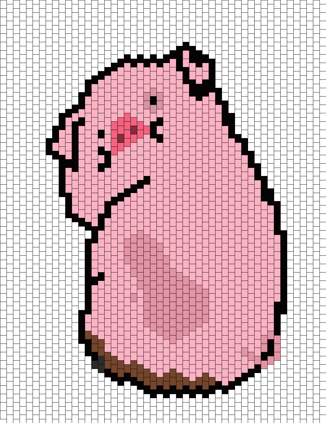 Waddles Bead Pattern - Cross-stitch (1050x1363)