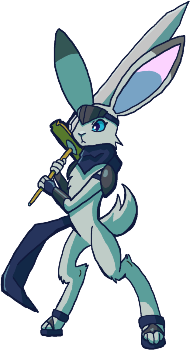 Rabbit - Cartoon (678x1177)