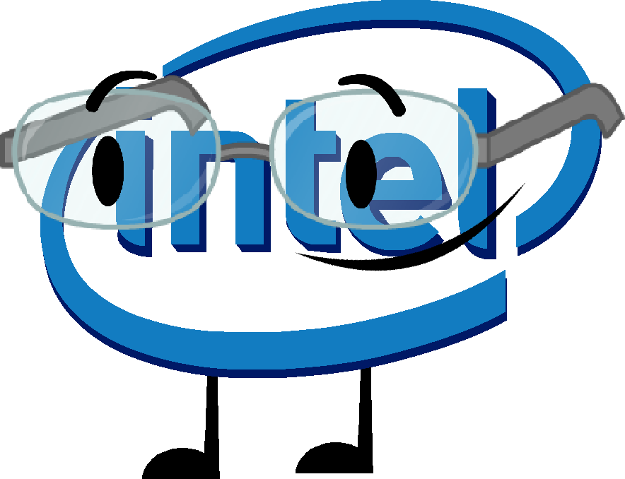 Intel Clipart Intel Logo - Bfdi Intel (884x678)