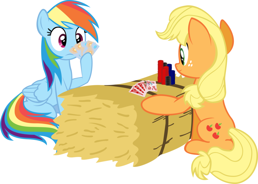 Rainbow Dash And Applejack (900x644)