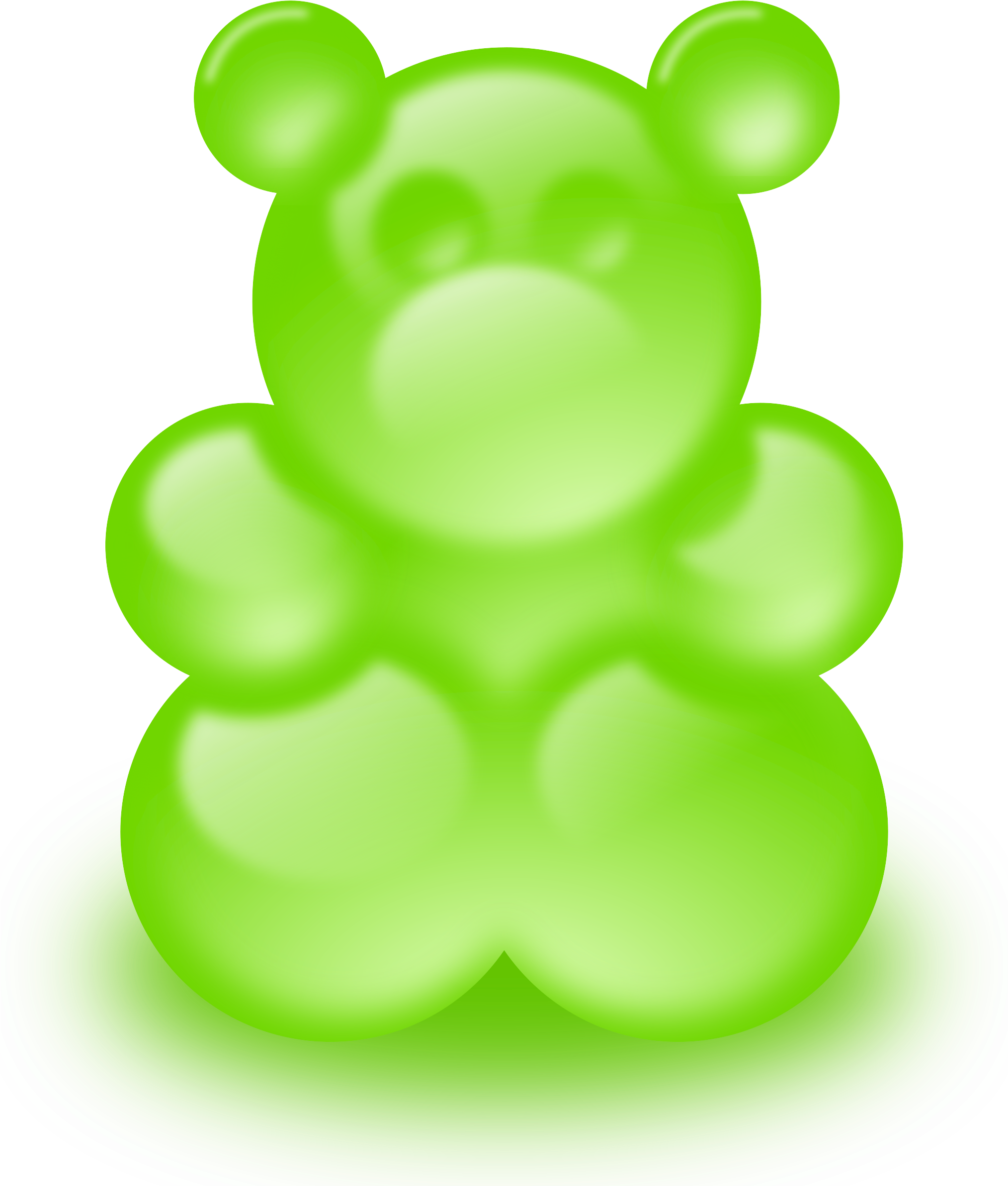 Bear - Gummy Bear Clip Art (2027x2400)