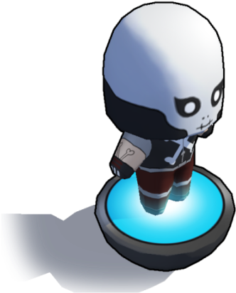 Crossbones Bobblehead - Cartoon (512x512)
