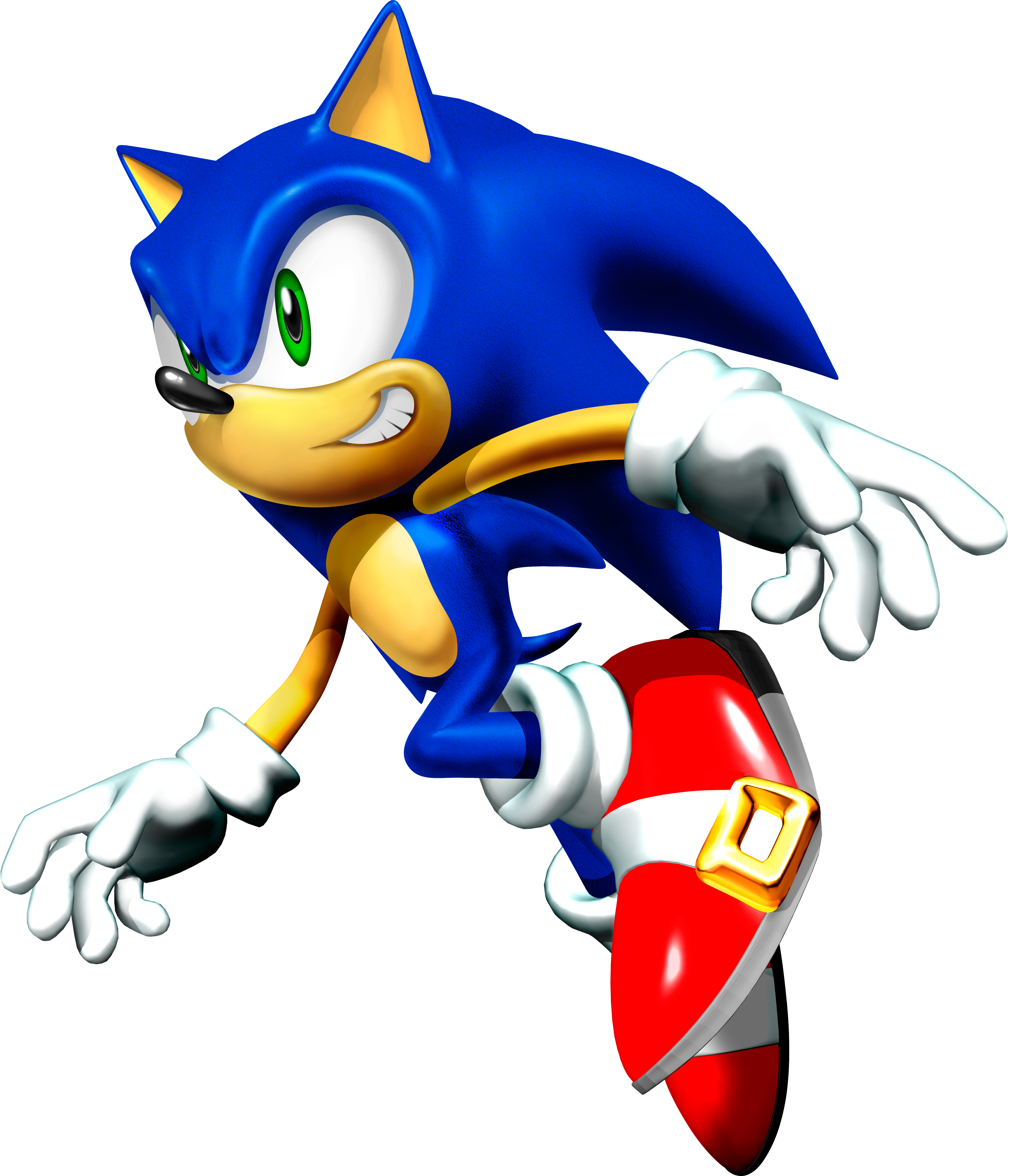 By Sonicmaster23 - Sonic The Hedgehog Jumping (4919x5725)