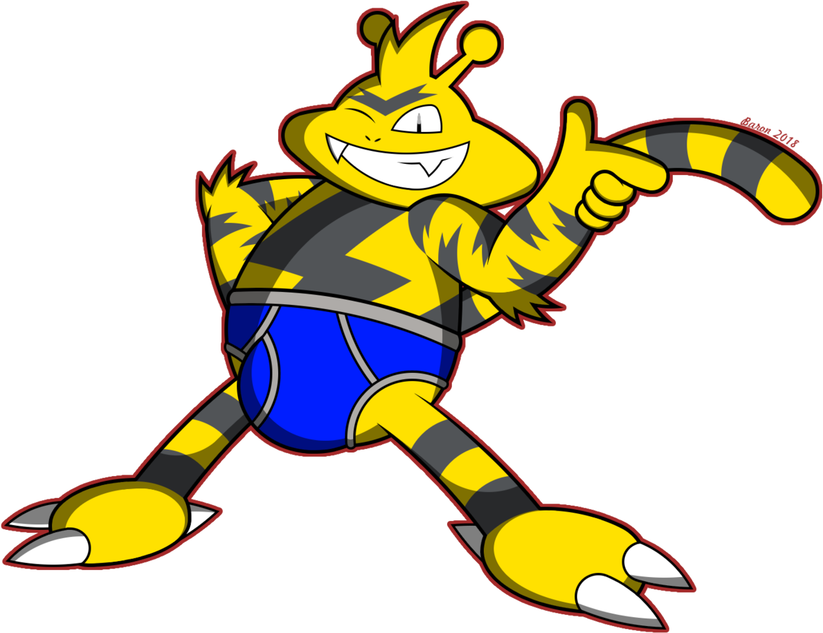 This Handsome Electabuzz Is Such A Handsome Underwear - Electabuzz (1280x1024)