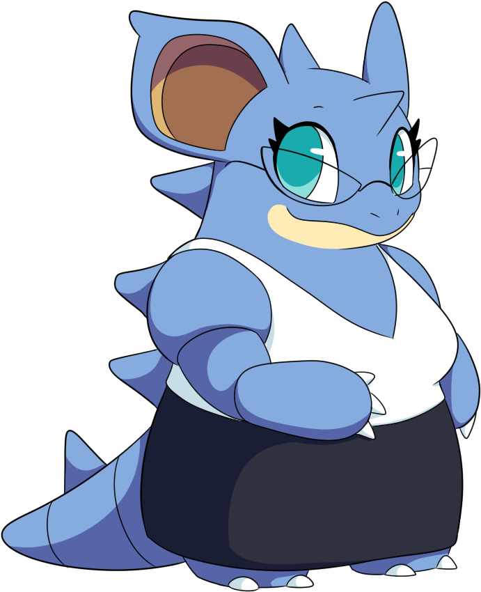 Nidoqueen Nakamura - Cartoon (890x890)