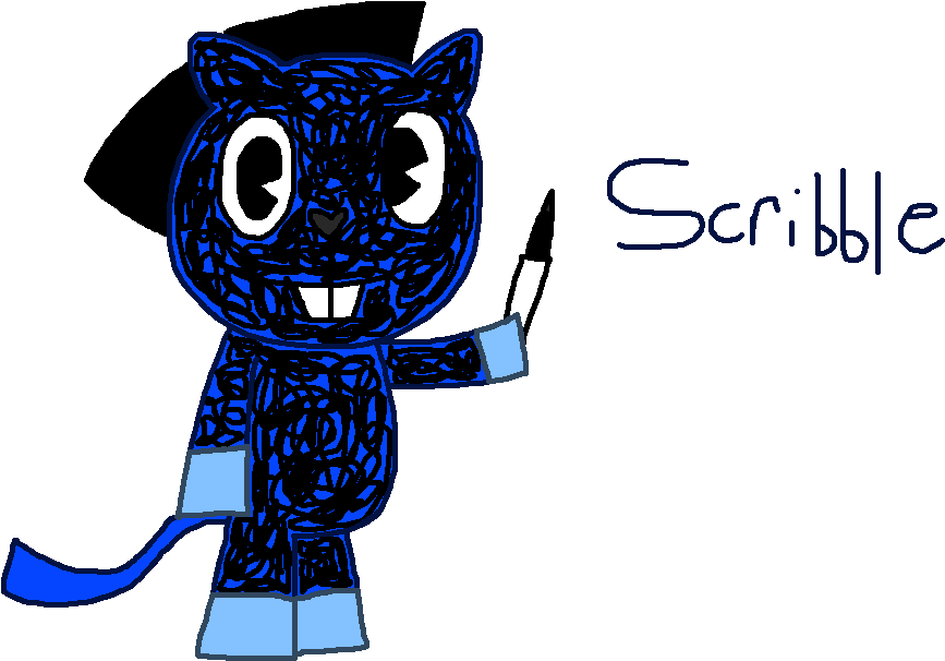 Scribble - Cartoon (886x628)