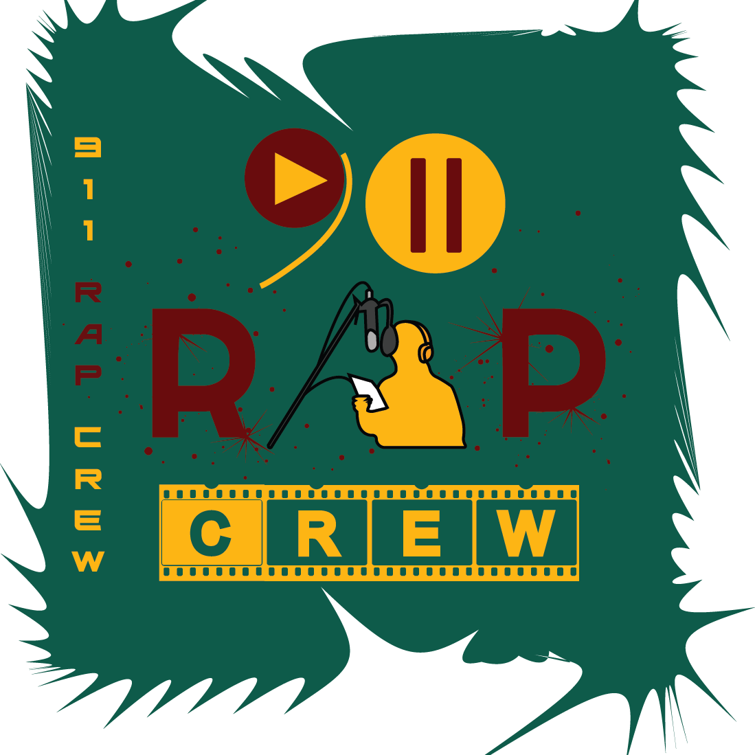 911 Rap Crew - Illustration (1099x1099)