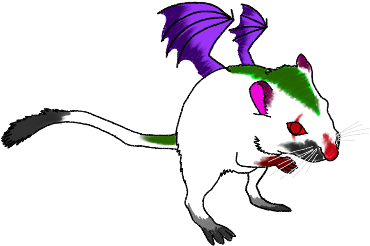 Evil Gerbil By Drawingshadow - Gerbil (800x541)
