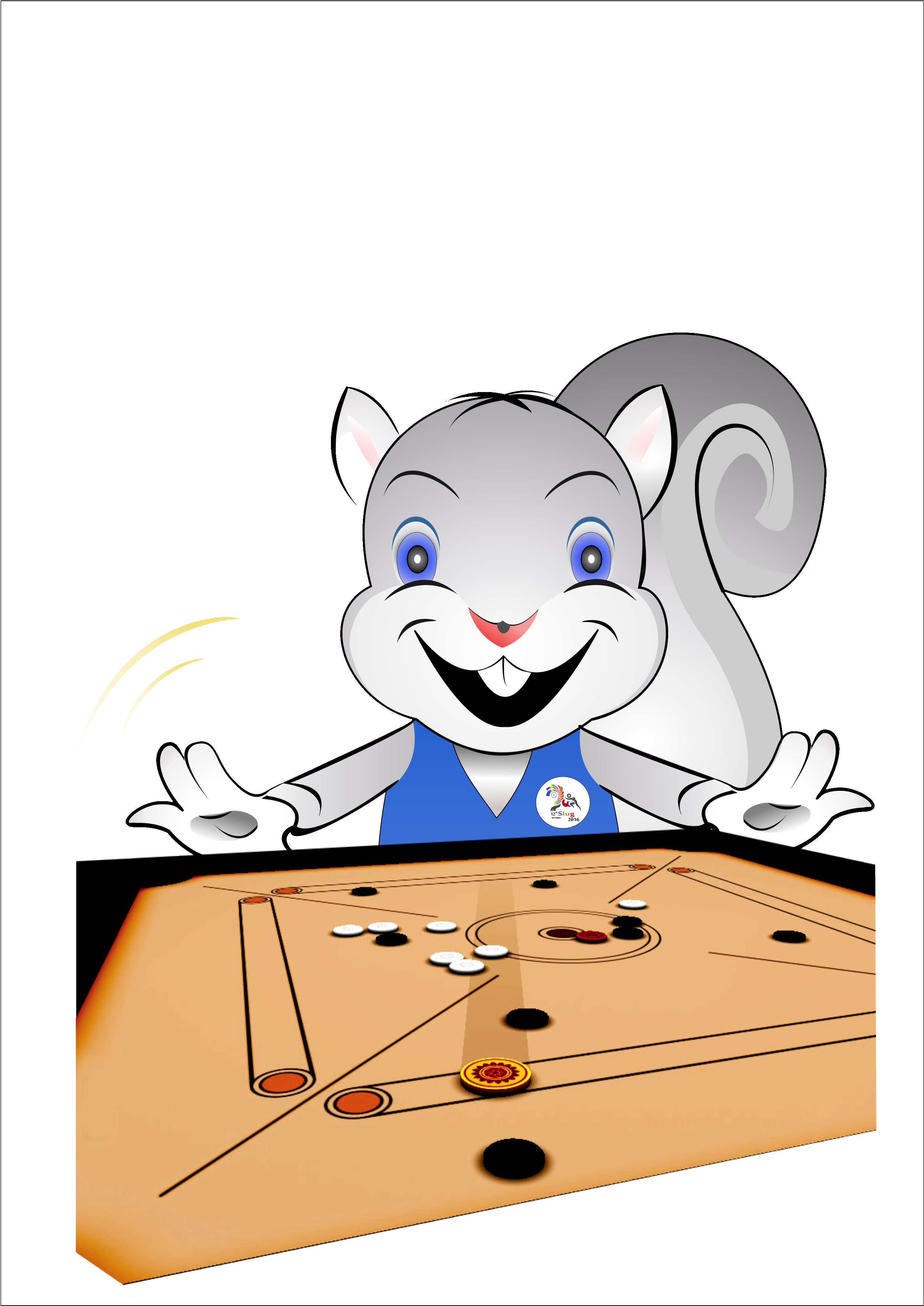 Carrom - - Cartoon (2565x3510)