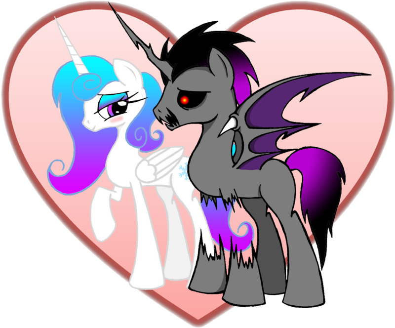 Alicorn Love By Deviousskull - Drawing (900x735)