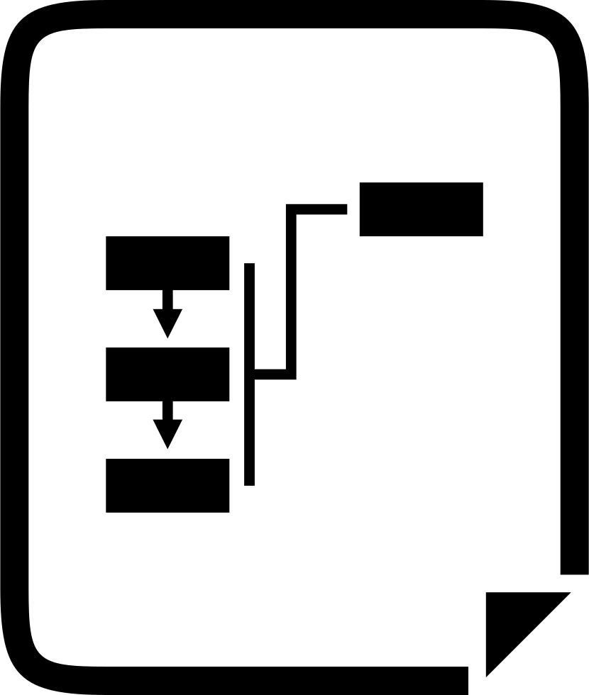 Flowchart Document Comments - List Ico (830x980)