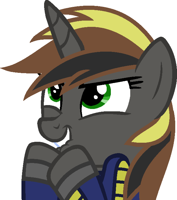 Pony Fallout's Mascot - Cartoon (594x670)