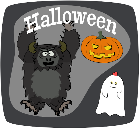 Halloween Songs Button - Song (500x500)