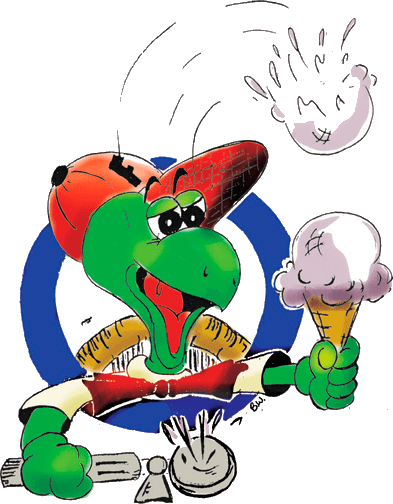 Turtle-scoops - Cartoon (393x504)