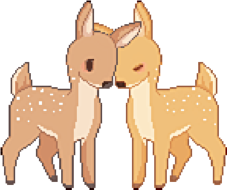 Fawn Pixel (500x391)